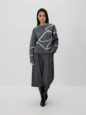Sweter damski casualowy Reserved ze sklepu: Reserved w kategorii: Swetry damskie - zdjęcie 74CCA4C-3C1-6972_255GV