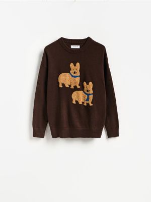 Sweter męski na zimę Reserved ze sklepu: Reserved w kategorii: Swetry męskie - zdjęcie 74CCA4C-3C1-6972_266LA