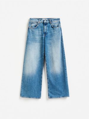 niebieski Jeansy damskie casual Reserved ze sklepu: Reserved w kategorii: Jeansy damskie