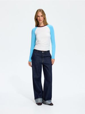 Bluzka damska wiosenna casual Reserved ze sklepu: Reserved w kategorii: Bluzki damskie - zdjęcie 74CCA4C-3C1-6972_293KF