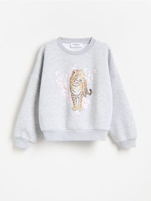 Bluza dziewczęca na wiosnę Reserved ze sklepu: Reserved w kategorii: Bluzy dziewczęce - zdjęcie 74CCA4C-3C1-6972_299LT