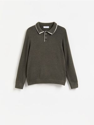 Sweter męski casual Reserved ze sklepu: Reserved w kategorii: Swetry męskie - zdjęcie 74CCA4C-3C1-6972_301KV