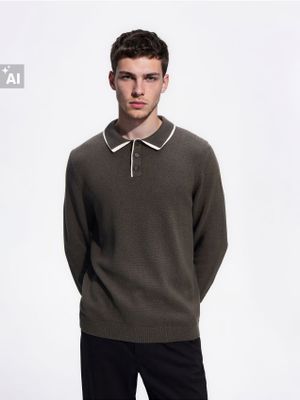Sweter męski casual Reserved ze sklepu: Reserved w kategorii: Swetry męskie - zdjęcie 74CCA4C-3C1-6972_301KV