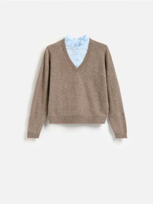 Reserved - Sweter damski casual ze sklepu: Reserved w kategorii: Swetry damskie - zdjęcie 74CCA4C-3C1-6972_305MB