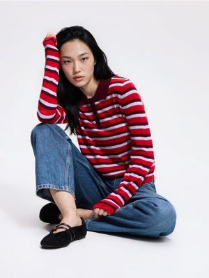 Sweter damski casualowy na zimę Reserved ze sklepu: Reserved w kategorii: Swetry damskie - zdjęcie 74CCA4C-3C1-6972_314MC