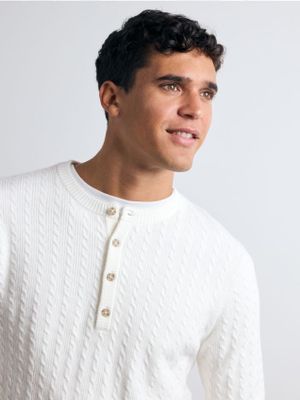 Sweter męski casual Reserved ze sklepu: Reserved w kategorii: Swetry męskie
