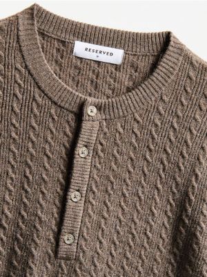 Sweter męski casual Reserved ze sklepu: Reserved w kategorii: Swetry męskie