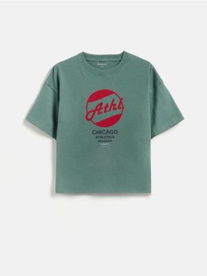 T-shirt chłopięce na lato Reserved ze sklepu: Reserved w kategorii: T-shirty chłopięce - zdjęcie 74CCA4C-3C1-6972_320JV