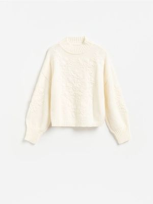 Sweter damski zimowy Reserved ze sklepu: Reserved w kategorii: Swetry damskie - zdjęcie 74CCA4C-3C1-6972_321MC