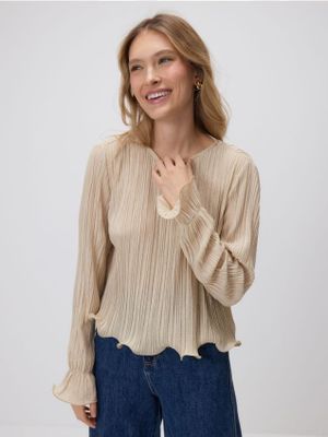 Bluzka damska casual Reserved ze sklepu: Reserved w kategorii: Bluzki damskie - zdjęcie 74CCA4C-3C1-6972_324HT