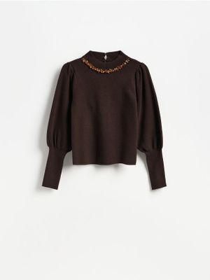 Sweter damski zimowy Reserved ze sklepu: Reserved w kategorii: Swetry damskie - zdjęcie 74CCA4C-3C1-6972_325MB