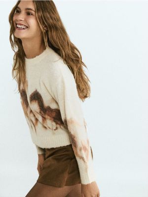 Sweter damski zimowy casualowy Reserved ze sklepu: Reserved w kategorii: Swetry damskie - zdjęcie 74CCA4C-3C1-6972_340LP