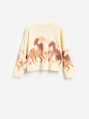 Sweter damski zimowy casualowy Reserved ze sklepu: Reserved w kategorii: Swetry damskie - zdjęcie 74CCA4C-3C1-6972_340LP