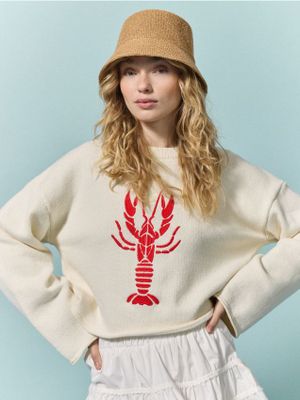 Sweter damski na zimę Reserved ze sklepu: Reserved w kategorii: Swetry damskie - zdjęcie 74CCA4C-3C1-6972_348HI