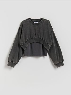 Bluza dziewczęca jesienna Reserved ze sklepu: Reserved w kategorii: Bluzy dziewczęce