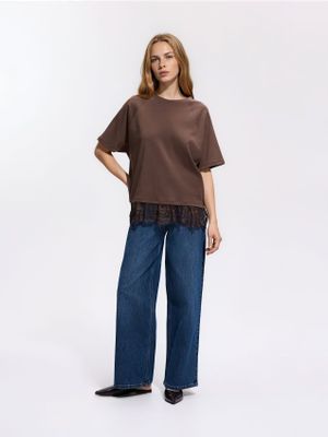 Bluzka damska casual Reserved ze sklepu: Reserved w kategorii: Bluzki damskie - zdjęcie 74CCA4C-3C1-6972_364JX