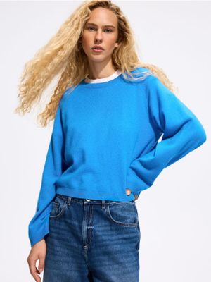Sweter damski casualowy Reserved ze sklepu: Reserved w kategorii: Swetry damskie - zdjęcie 74CCA4C-3C1-6972_367MR