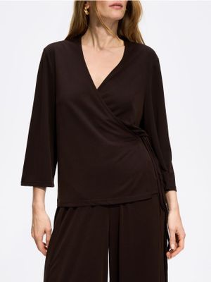 Bluzka damska jesienna casual Reserved ze sklepu: Reserved w kategorii: Bluzki damskie - zdjęcie 74CCA4C-3C1-6972_370HT