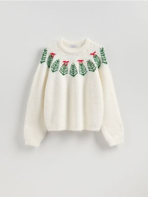 Sweter damski na zimę Reserved ze sklepu: Reserved w kategorii: Swetry damskie - zdjęcie 74CCA4C-3C1-6972_432HI