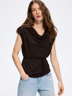 Bluzka damska casual Reserved ze sklepu: Reserved w kategorii: Bluzki damskie - zdjęcie 74CCA4C-3C1-6972_433HT