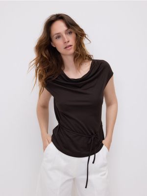 Bluzka damska casual Reserved ze sklepu: Reserved w kategorii: Bluzki damskie - zdjęcie 74CCA4C-3C1-6972_433HT