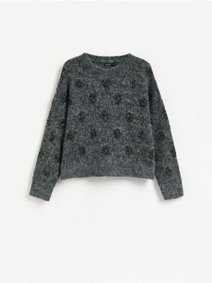 Sweter damski zimowy Reserved ze sklepu: Reserved w kategorii: Swetry damskie - zdjęcie 74CCA4C-3C1-6972_433OG