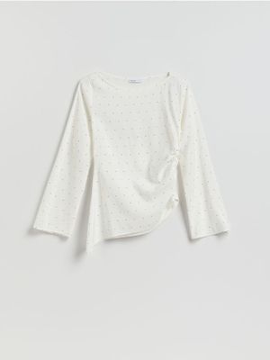 Bluzka damska casual Reserved ze sklepu: Reserved w kategorii: Bluzki damskie - zdjęcie 74CCA4C-3C1-6972_451KH