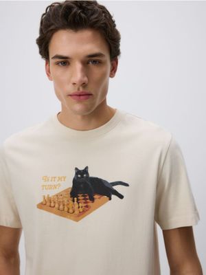 T-shirt męski Reserved ze sklepu: Reserved w kategorii: T-shirty męskie - zdjęcie 74CCA4C-3C1-6972_453IW