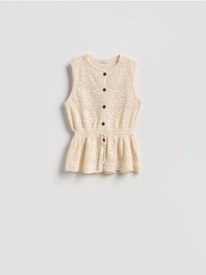 Bluzka damska casual Reserved ze sklepu: Reserved w kategorii: Bluzki damskie - zdjęcie 74CCA4C-3C1-6972_456JQ