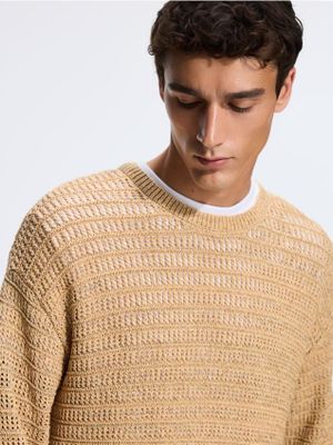 Sweter męski casual Reserved ze sklepu: Reserved w kategorii: Swetry męskie - zdjęcie 74CCA4C-3C1-6972_458JR