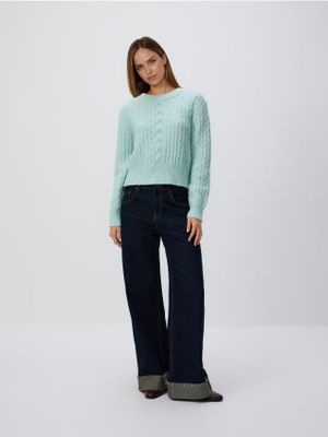 Sweter damski zimowy casual Reserved ze sklepu: Reserved w kategorii: Swetry damskie - zdjęcie 74CCA4C-3C1-6972_459HI