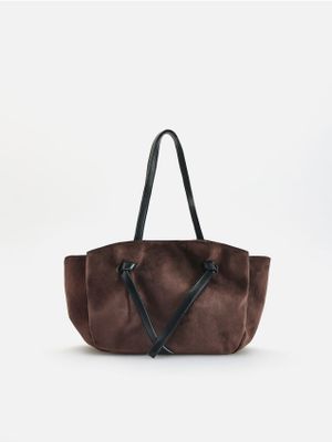 Shopper bag elegancka Reserved ze sklepu: Reserved w kategorii: Torby Shopper bag - zdjęcie 74CCA4C-3C1-6972_4679Y