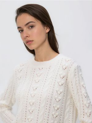 Reserved - Sweter damski casualowy ze sklepu: Reserved w kategorii: Swetry damskie - zdjęcie 74CCA4C-3C1-6972_473HI