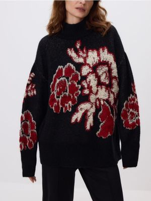 Sweter damski casualowy Reserved ze sklepu: Reserved w kategorii: Swetry damskie - zdjęcie 74CCA4C-3C1-6972_476IK