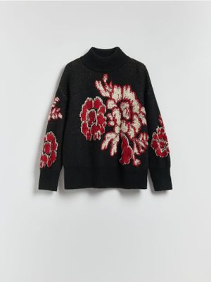 Sweter damski casualowy Reserved ze sklepu: Reserved w kategorii: Swetry damskie - zdjęcie 74CCA4C-3C1-6972_476IK