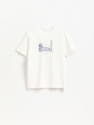 T-shirt męski młodzieżowy Reserved ze sklepu: Reserved w kategorii: T-shirty męskie - zdjęcie 74CCA4C-3C1-6972_477IO