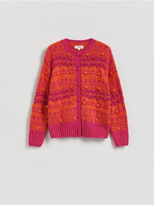 Reserved - Sweter damski casualowy ze sklepu: Reserved w kategorii: Swetry damskie - zdjęcie 74CCA4C-3C1-6972_477IY