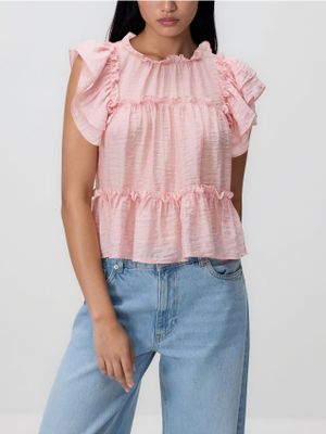 Bluzka damska w stylu boho Reserved ze sklepu: Reserved w kategorii: Bluzki damskie - zdjęcie 74CCA4C-3C1-6972_487KH