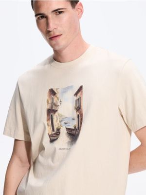 T-shirt męski w stylu młodzieżowym Reserved ze sklepu: Reserved w kategorii: T-shirty męskie - zdjęcie 74CCA4C-3C1-6972_492IW
