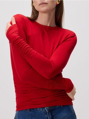 Bluzka damska casual wiosenna Reserved ze sklepu: Reserved w kategorii: Bluzki damskie - zdjęcie 74CCA4C-3C1-6972_494GA