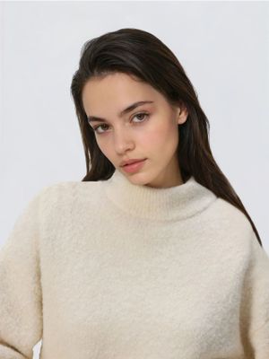 Sweter damski na zimę casualowy Reserved ze sklepu: Reserved w kategorii: Swetry damskie - zdjęcie 74CCA4C-3C1-6972_496HH