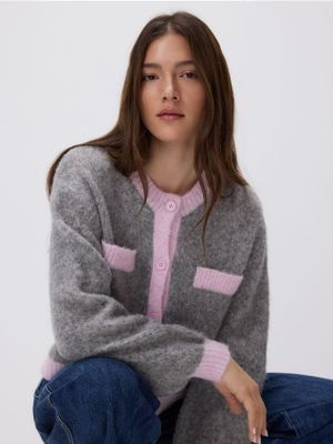 Reserved - Sweter damski casual ze sklepu: Reserved w kategorii: Swetry damskie - zdjęcie 74CCA4C-3C1-6972_497HH