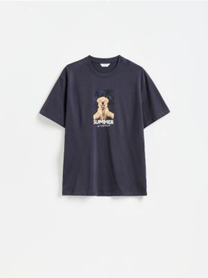 T-shirt męski w stylu młodzieżowym na wiosnę Reserved ze sklepu: Reserved w kategorii: T-shirty męskie - zdjęcie 74CCA4C-3C1-6972_507IO