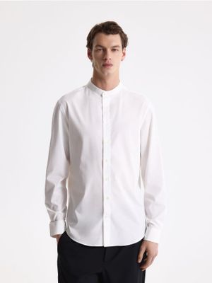 Koszula męska na wiosnę z kołnierzykiem button down Reserved ze sklepu: Reserved w kategorii: Koszule męskie - zdjęcie 74CCA4C-3C1-6972_516HT