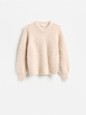 Sweter damski casual Reserved ze sklepu: Reserved w kategorii: Swetry damskie - zdjęcie 74CCA4C-3C1-6972_525LF