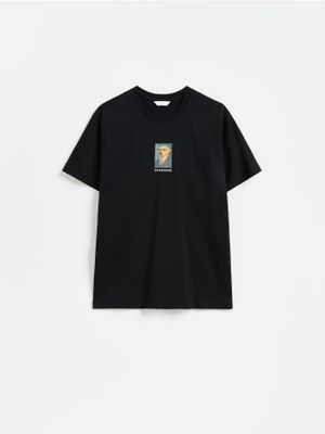 T-shirt męski casual Reserved ze sklepu: Reserved w kategorii: T-shirty męskie - zdjęcie 74CCA4C-3C1-6972_535IO