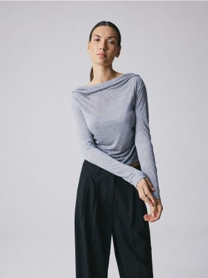 Bluzka damska casual Reserved ze sklepu: Reserved w kategorii: Bluzki damskie - zdjęcie 74CCA4C-3C1-6972_542LF