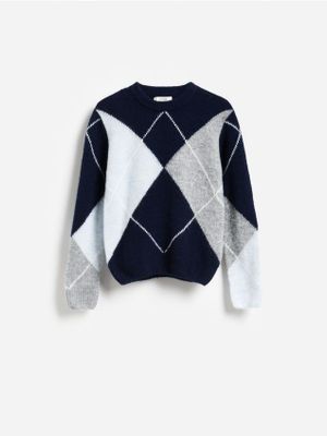 Sweter damski casual zimowy Reserved ze sklepu: Reserved w kategorii: Swetry damskie - zdjęcie 74CCA4C-3C1-6972_544LF