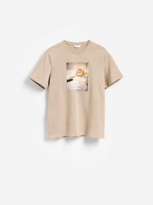 T-shirt męski w stylu młodzieżowym Reserved ze sklepu: Reserved w kategorii: T-shirty męskie - zdjęcie 74CCA4C-3C1-6972_563IO