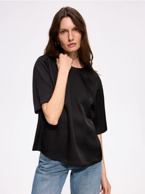 Bluzka damska casual na wiosnę Reserved ze sklepu: Reserved w kategorii: Bluzki damskie - zdjęcie 74CCA4C-3C1-6972_563LX